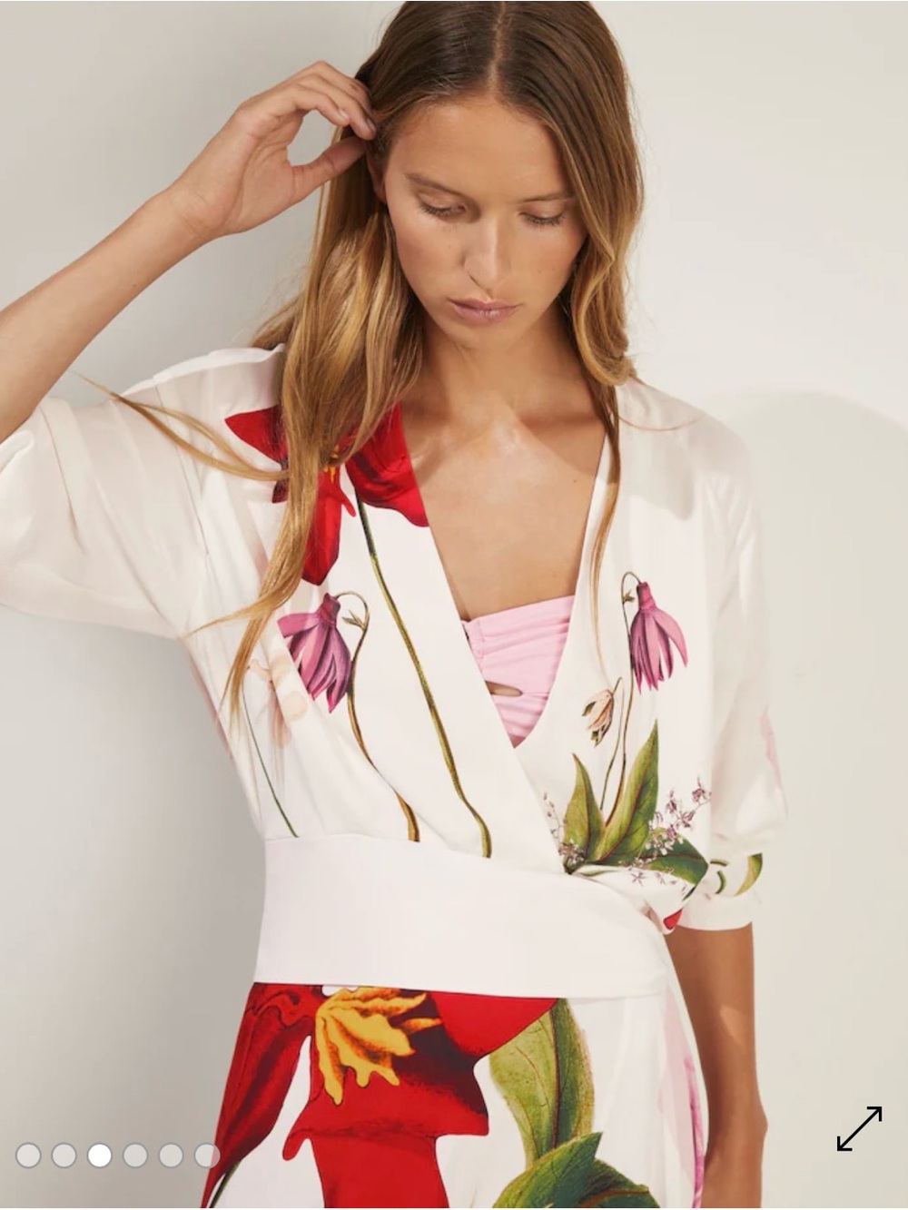 Reiss Nola NYBG midi dress - Picture 3 of 7